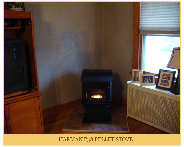 Harman Model p38 Pellet Stove